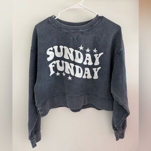 Chicka-d Boxy Crewneck Sunday Funday